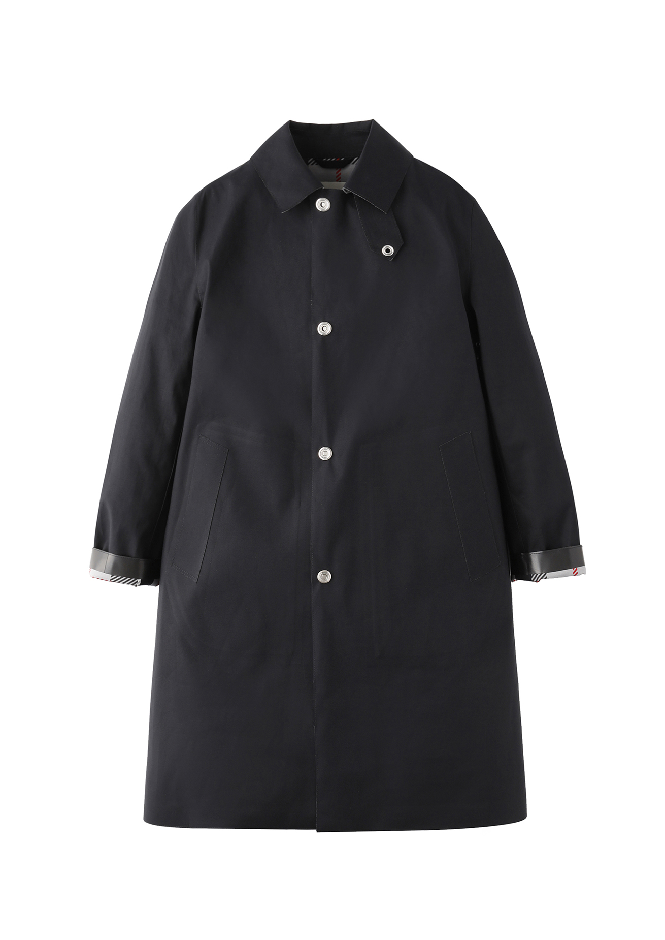 MACKINTOSH EDIT. DUNKELD ペンキ加工コート（DUNKELD RAW EDGE / ゴム 