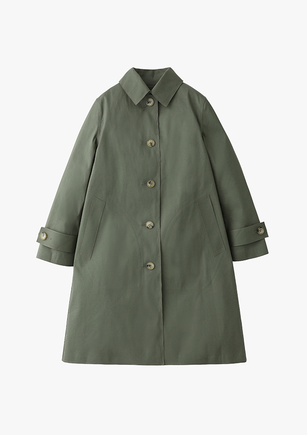 mackintosh マッキントッシュ LADIES WATTEN IWゴム引き レディース ワッテン ゴム引きフード付き 3/4丈コート – Mackintosh